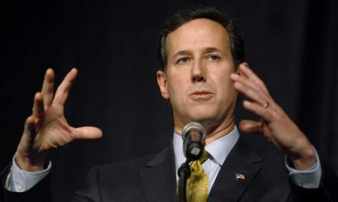 Candidate Santorum Collected Millions in Corporate PAC Money