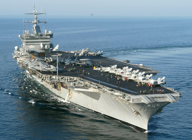 US aircraft carriers to deliver ‘direct message to Iran’