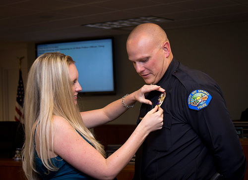 DHSPD Chief introduces new Police Officer