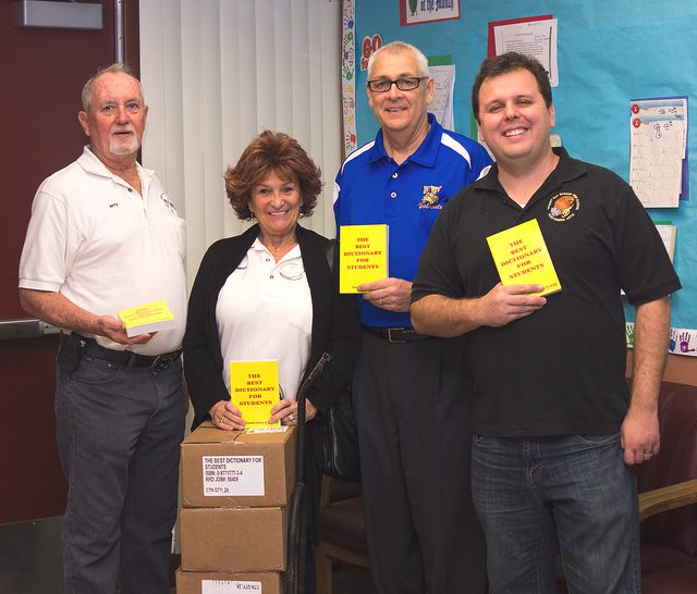 DHS Elks Club distributes dictionaries