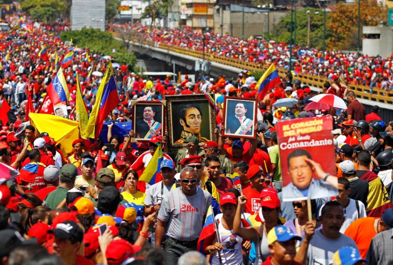 The funeral of Hugo Chavez