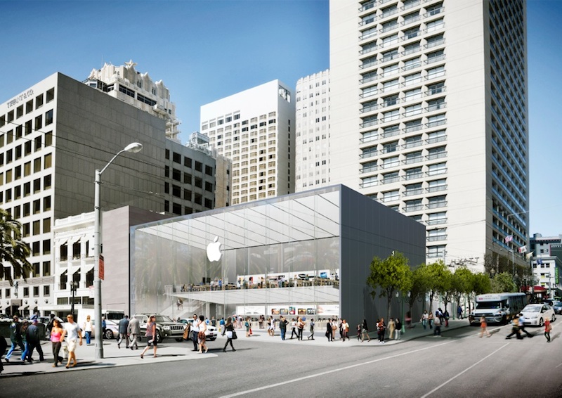 Apple’s Revised Plans for New Flagship San Francisco Store Will Keep Fountain, Tweak Facades