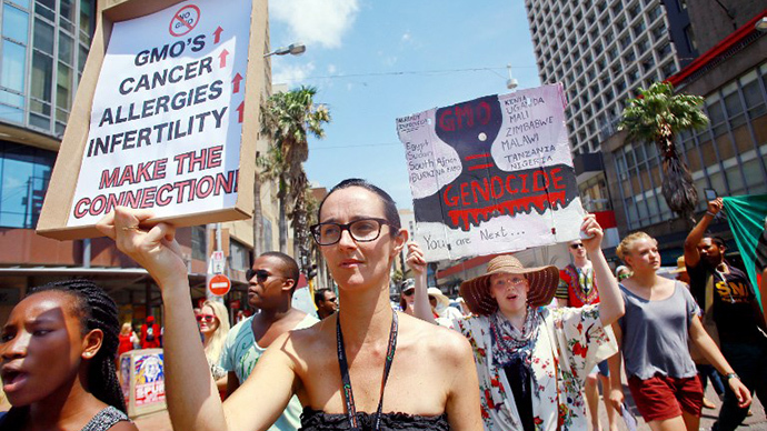 ‘No Monsanto!’: World marches against GMO food