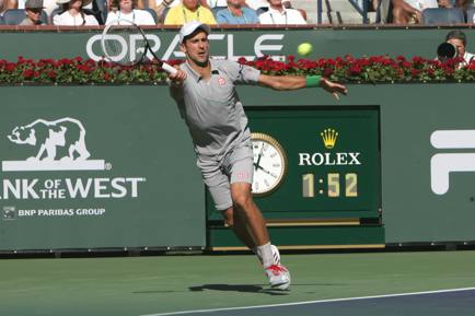 The winners at the BNP Paribas Open Tennis Tournament