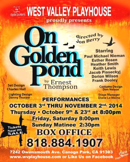 Ernest Thompson’s “On Golden Pond” Charms Again At Canoga Park’s West Valley Playhouse