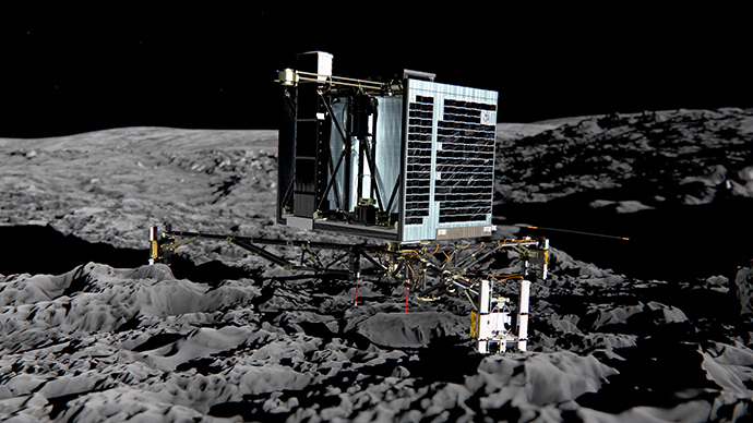 First Comet-Landing in history as Rosetta’s Philae touches down