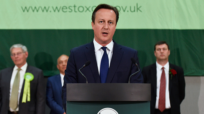 David Cameron’s Conservative Party wins overall majority